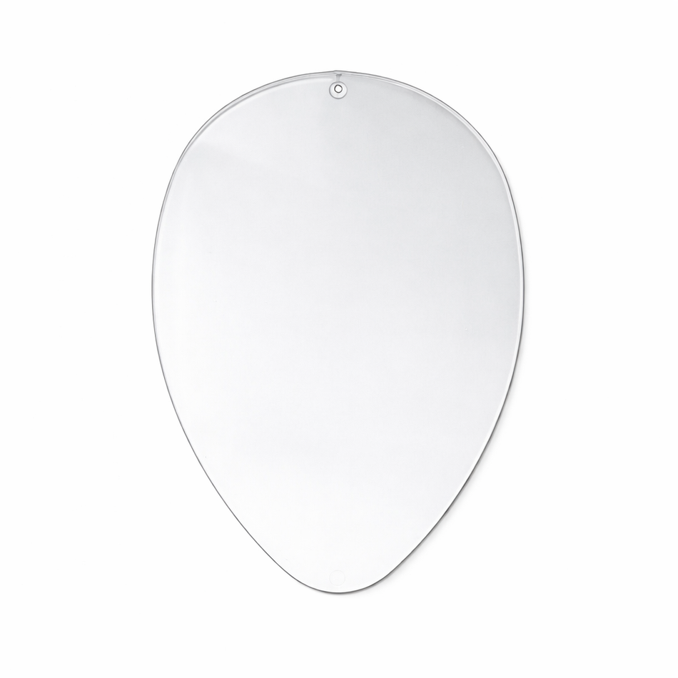 Acryl-Malscheibe Ei-Form 80 mm – kleine Bastelform für Kinder