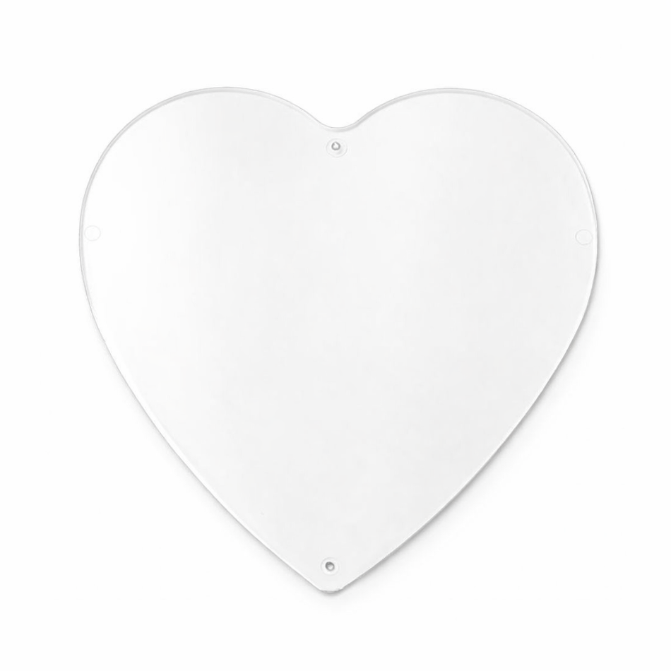 Acryl-Malscheibe Herz 100 mm – emotionale Bastelform