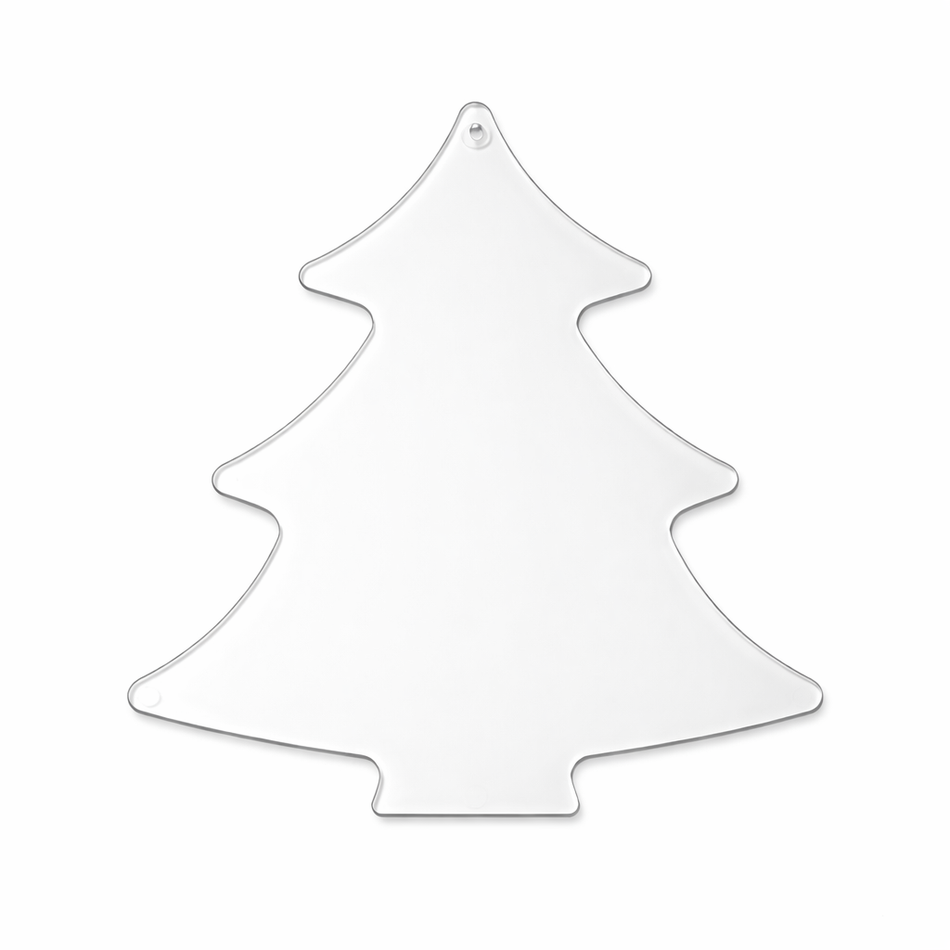 Acryl-Malscheibe Baum 100 mm – kreative Natur- & Weihnachtsform