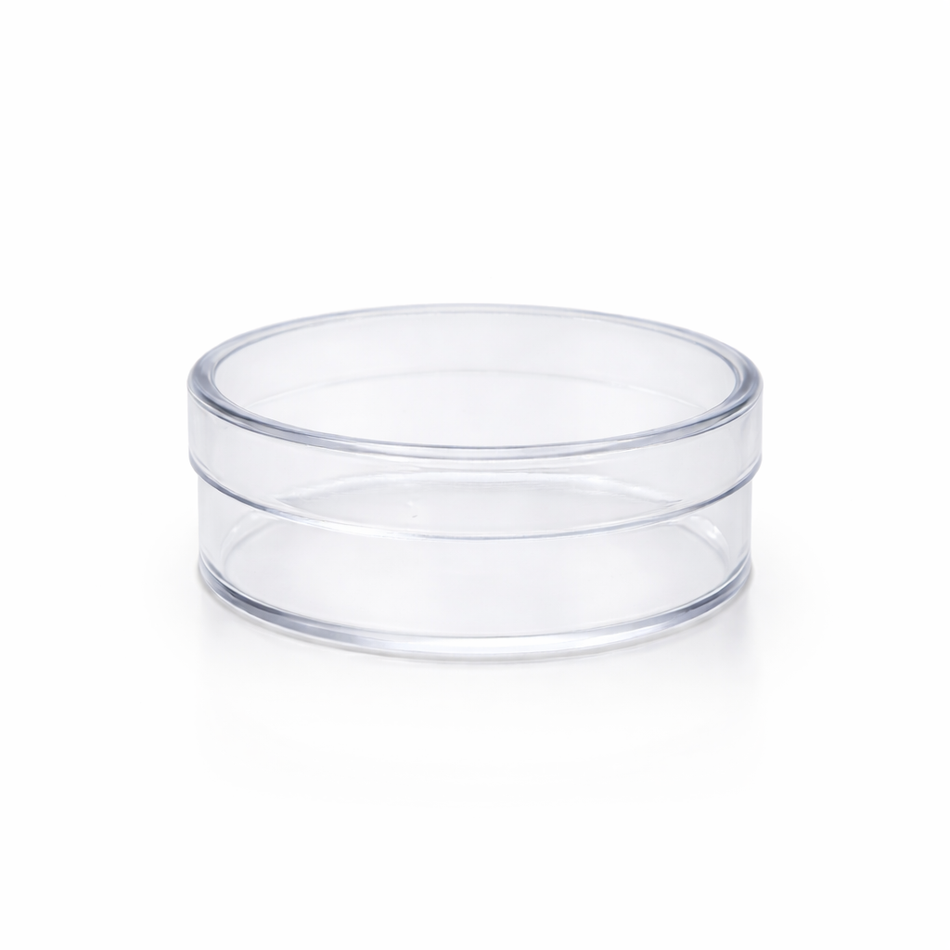 Acryl-Dose rund Ø 40 mm · Höhe 15 mm – flache Mini-Dose für feine DIY-Ideen