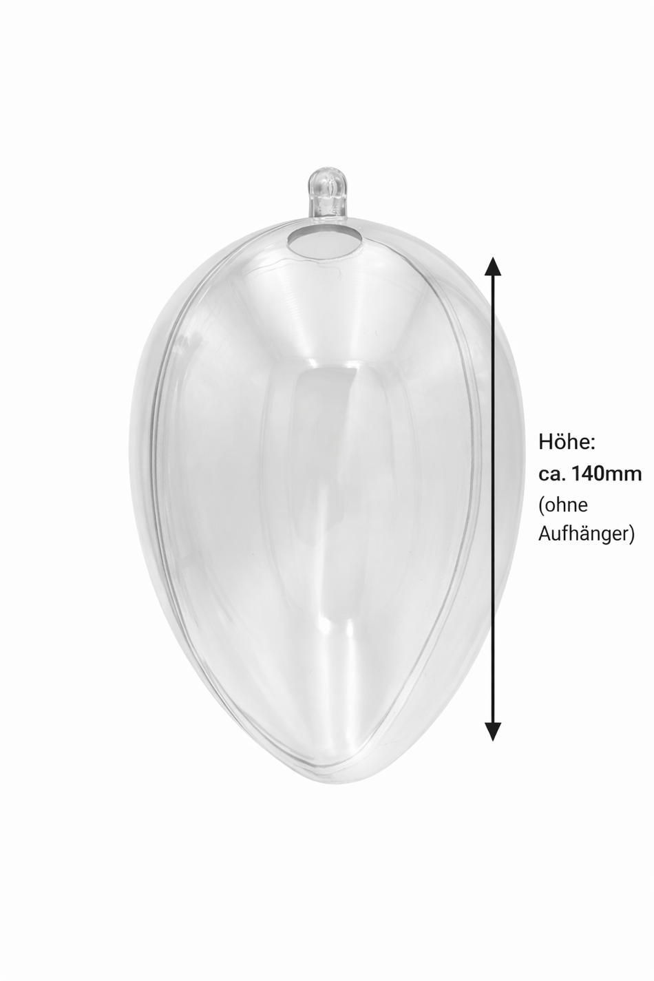 Acryl-Ei 140 mm mit Loch – wirkungsvolle Licht- & Eventdekoration