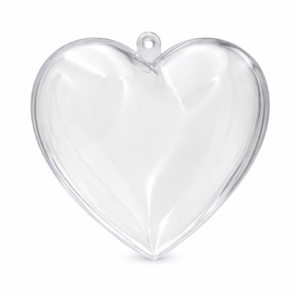Acryl-Herz 80 mm – vielseitige Bastel- & Dekofigur