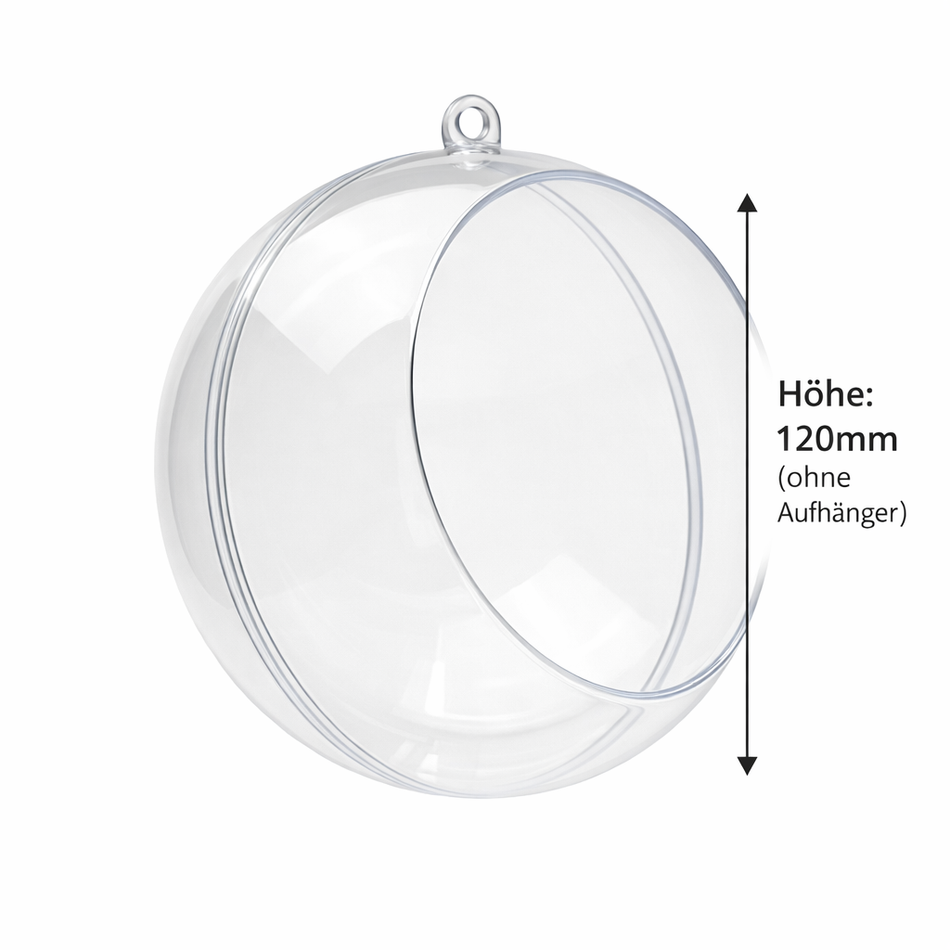 Acryl-Floristikkugel 120 mm – bepflanzbar & dekorativ
