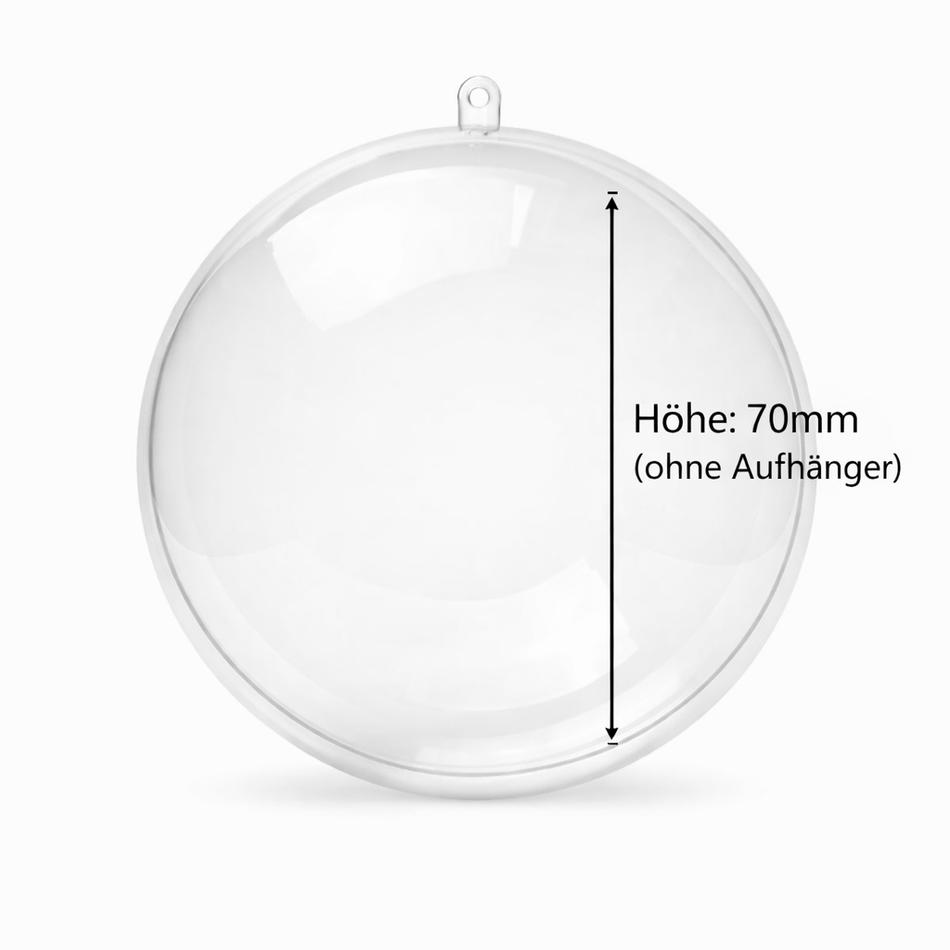 Acryl-Kugel 70 mm – kreativ dekorativ