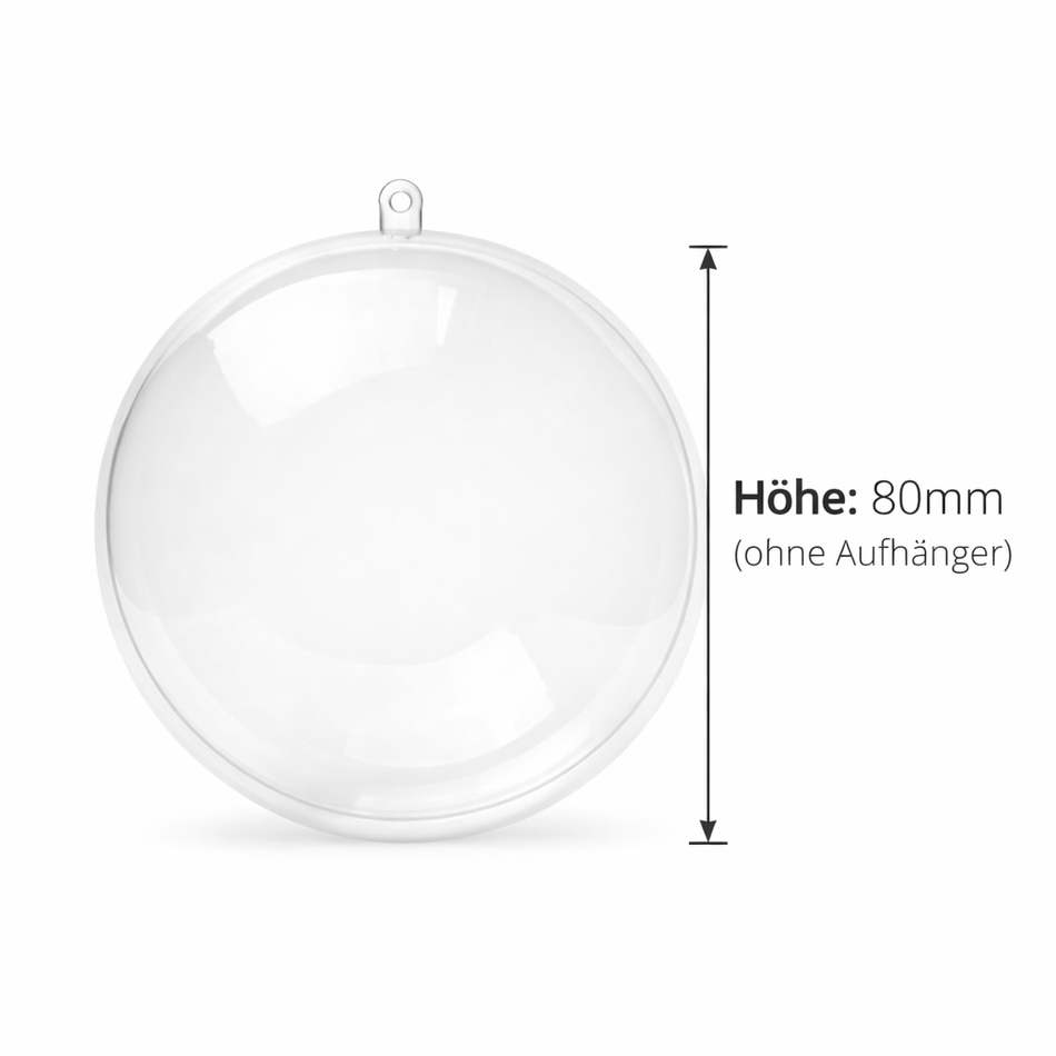 Acryl-Kugel 80 mm – dekorativer Blickfang