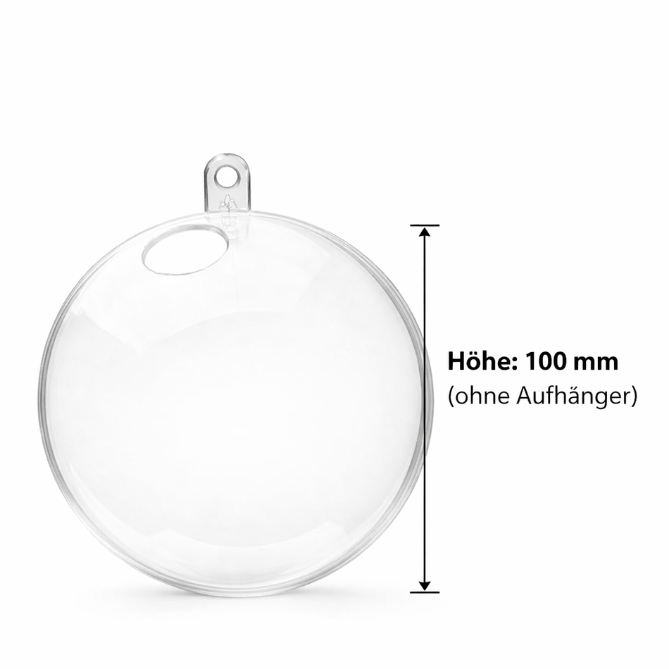 Acryl-Kugel 100 mm mit Bohrung – vielseitig & dekorativ
