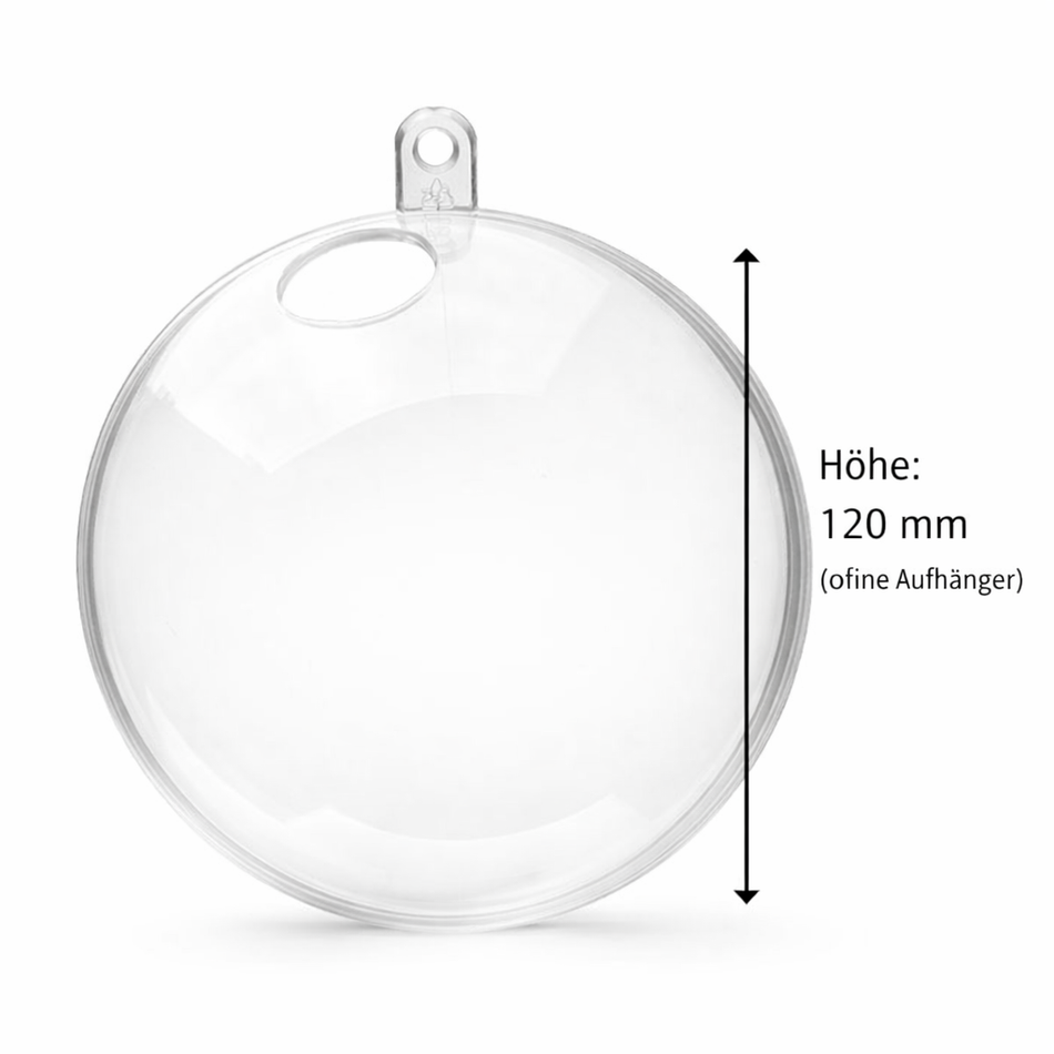 Acryl-Kugel 120 mm mit Loch – perfekt zum Befüllen