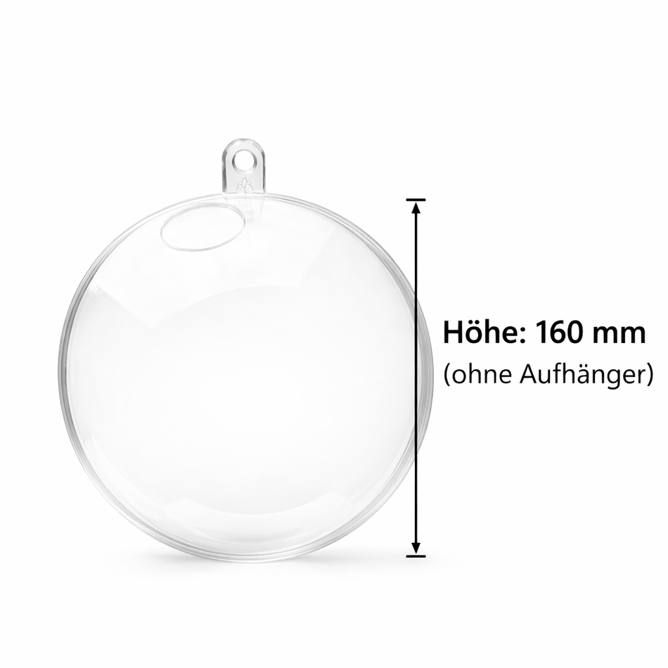 Acryl-Kugel 160 mm mit Loch – professionell & stabil