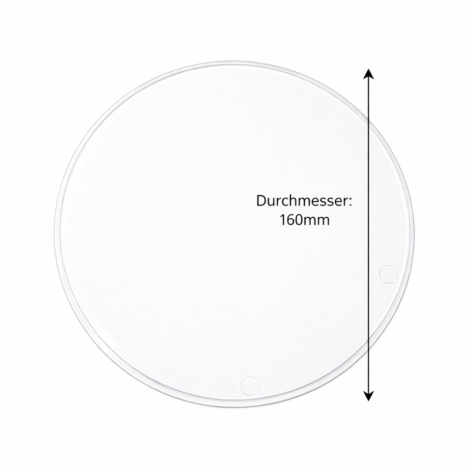 Acryl-Separateur rund Ø 160 mm – großflächige DIY-Malscheibe