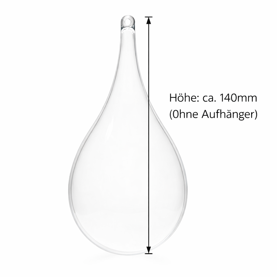 Acryl-Tropfen 140 mm – dekorativer Blickfang für kreative Projekte